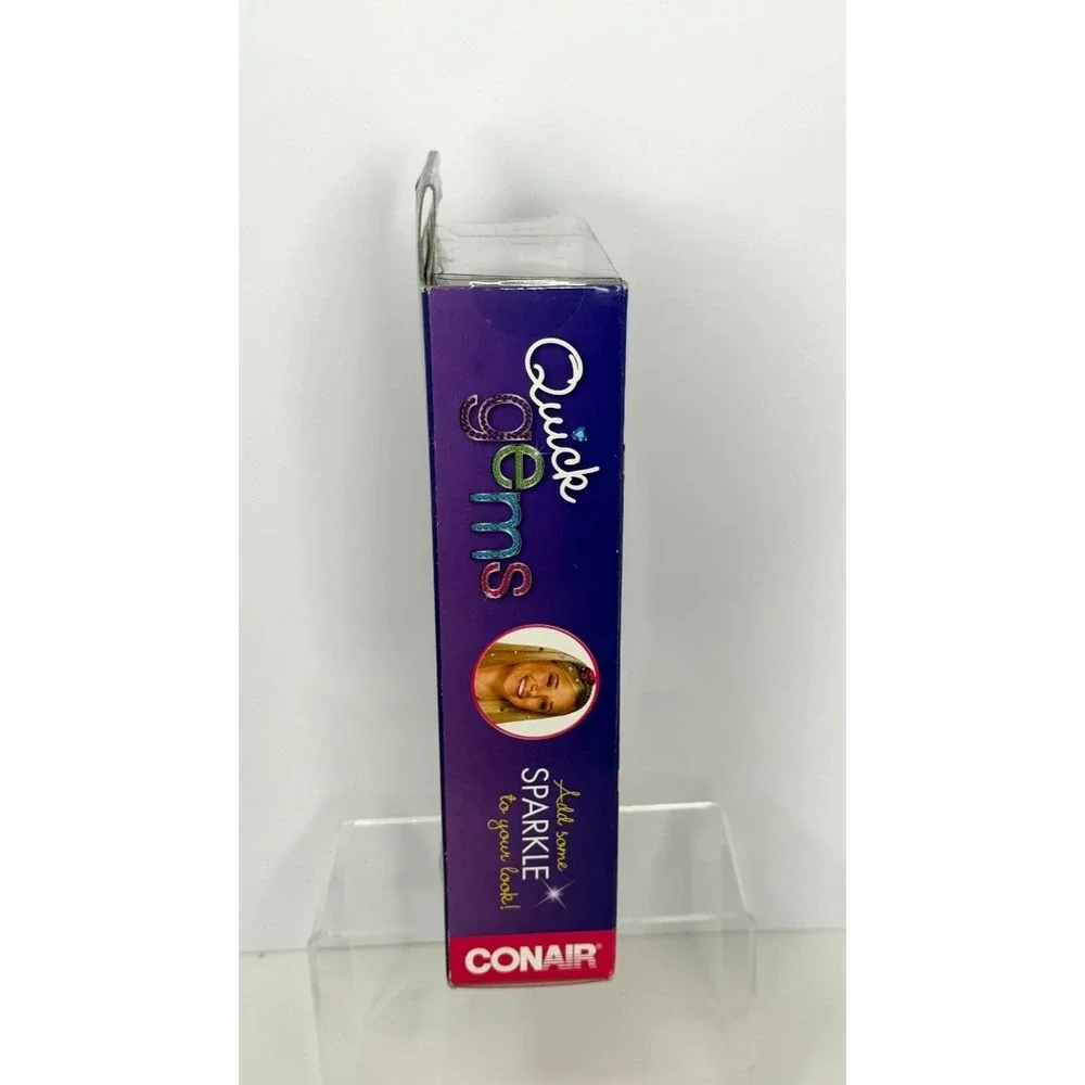 Conair Quick Gems Jewelry Kit Bejewel Your Hair 24 Sparkly Gems Girls New Y2K‎